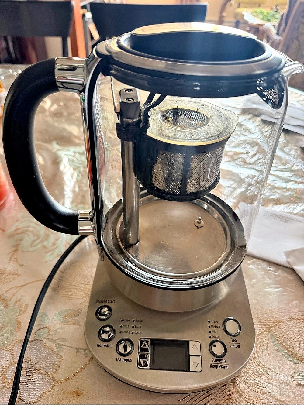 NAZONKI PX17A?T Programmable Tea Maker Kettle Silver